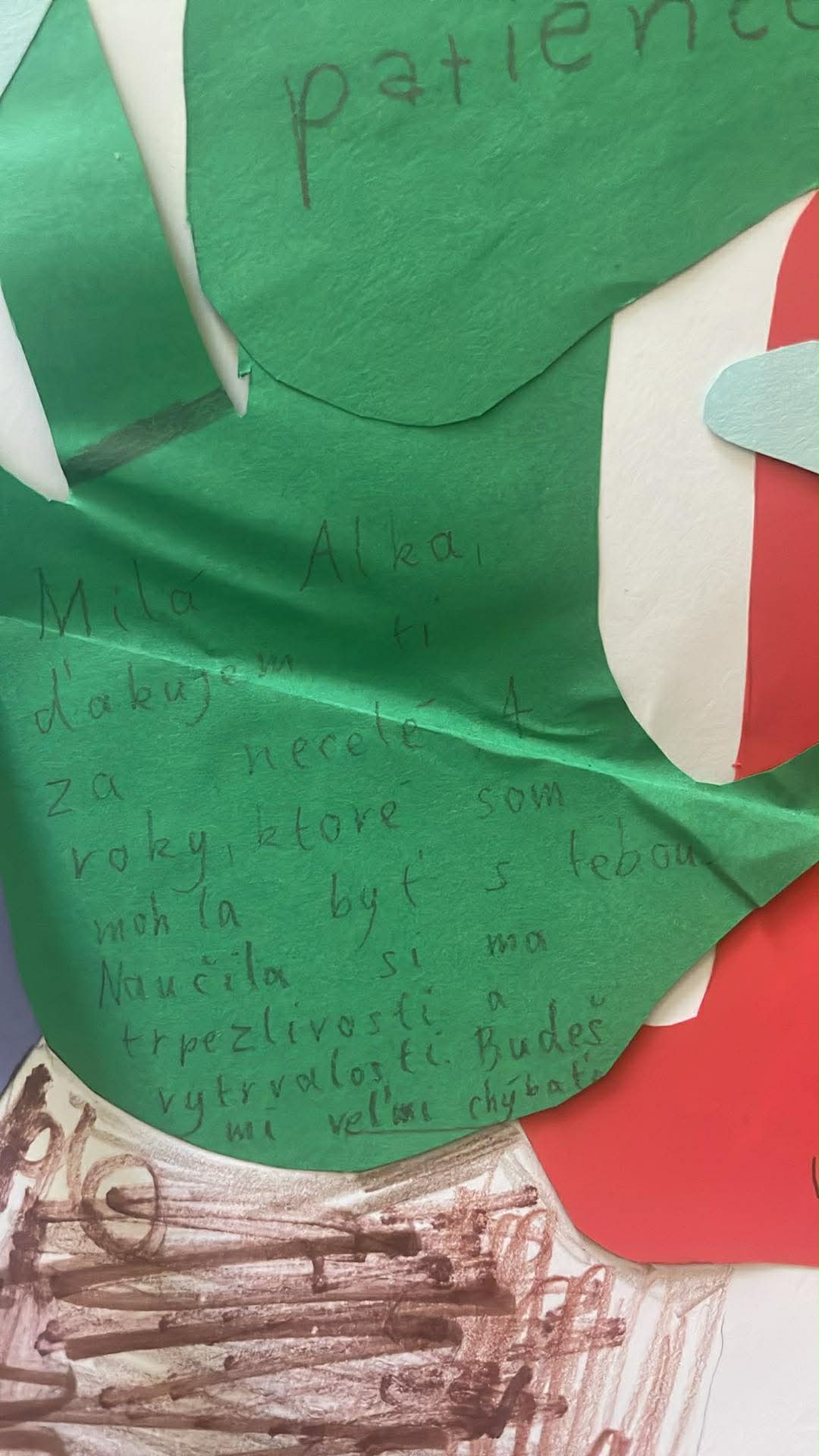 Odkaz od žiačky